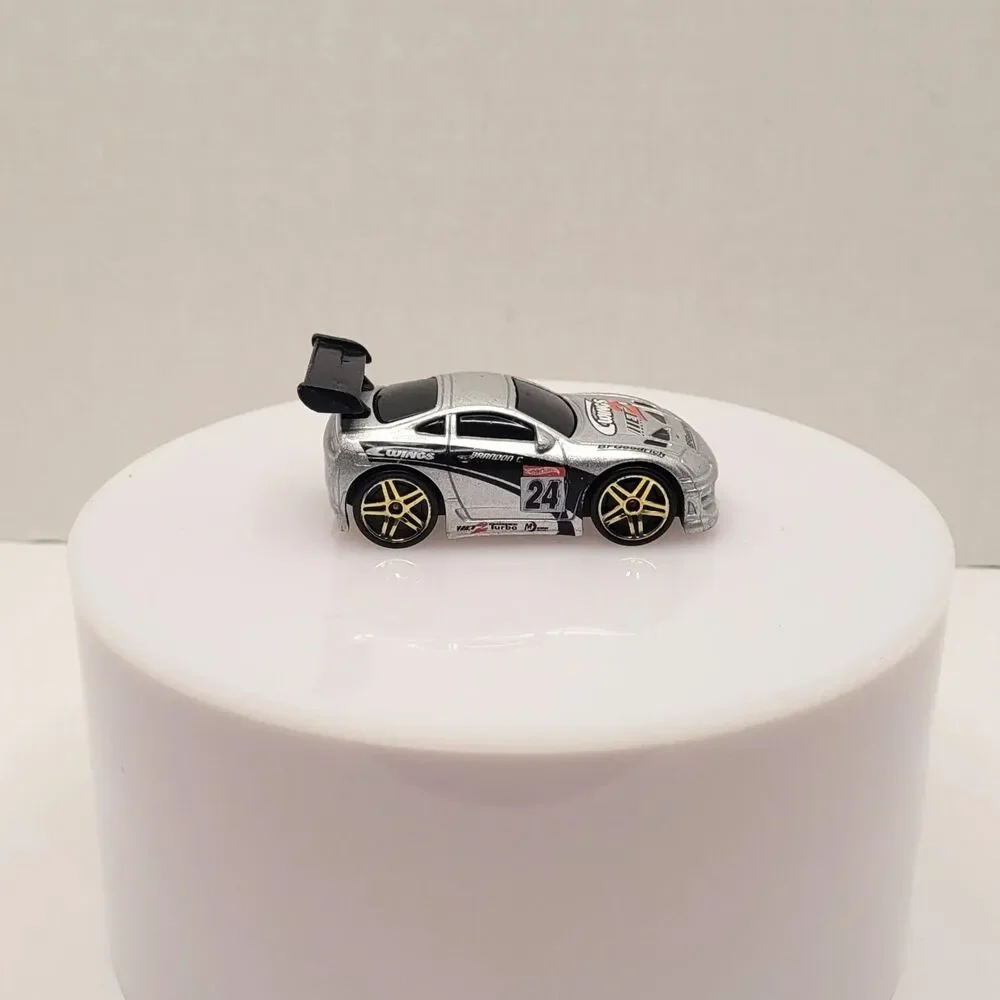 Hot Wheels Tooned Toyota Supra 2004 First Editions Silver Diecast Car Loose